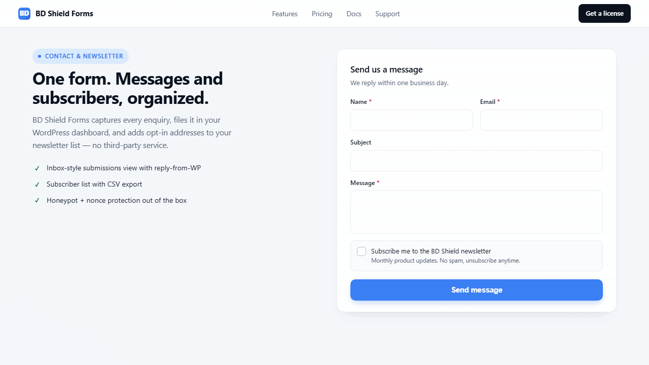 BD Shield Forms — product demo